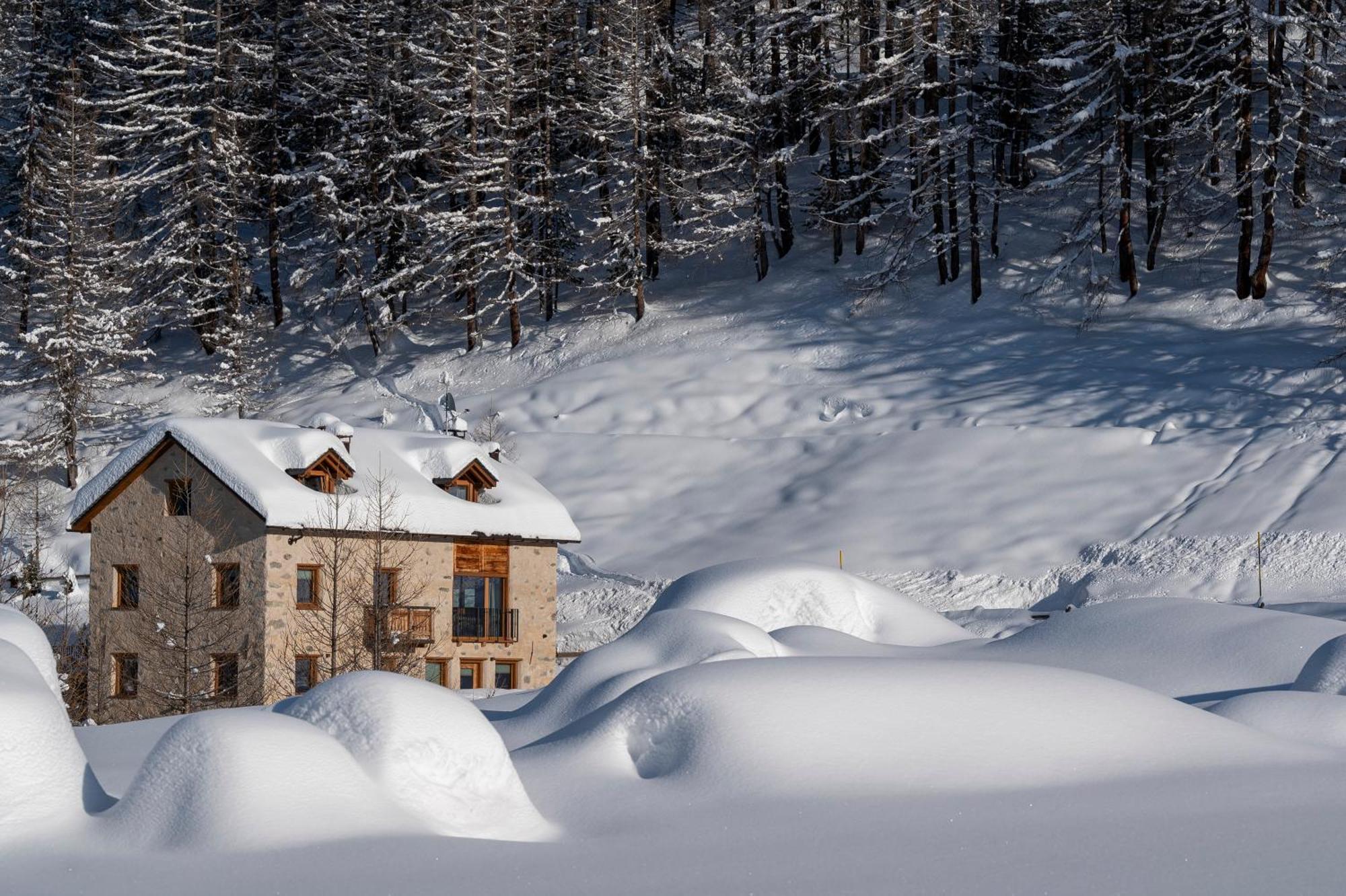 Chalet Aria Pura Livigno Exterior foto